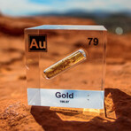 Gold Element Cube