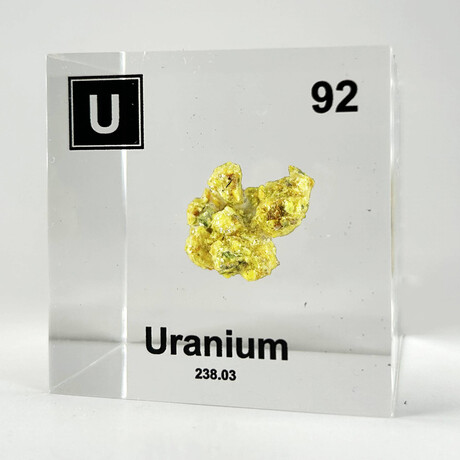 Uranium Element Cube (2inch Autunite)