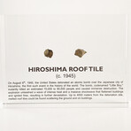 Hiroshima Tile Artifact Display