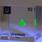 Uranium Element Cube (2inch Autunite)