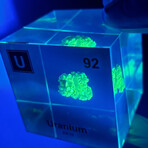 Uranium Element Cube (2inch Autunite)