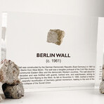 Berlin Wall Rubble Artifact Display