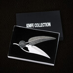 Artistic Feather // Folding Knife // Gift Box