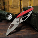 3" Tool Knife // Carabiner Folder // Red