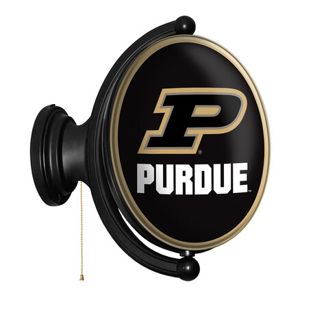 Purdue Boilermakers: Original Oval Rotating Lighted Wall Sign