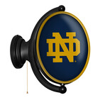 Notre Dame Fighting Irish: Original Oval Rotating Lighted Wall Sign