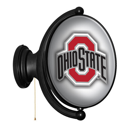 Ohio State Buckeyes: Original Oval Rotating Lighted Wall Sign