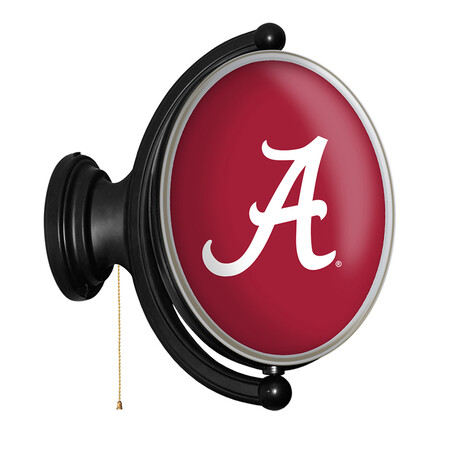 Alabama Crimson Tide: Original Oval Rotating Lighted Wall Sign