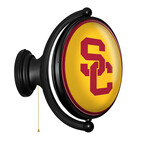 USC Trojans: SC - Original Oval Rotating Lighted Wall Sign