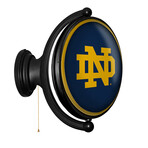 Notre Dame Fighting Irish: Original Oval Rotating Lighted Wall Sign