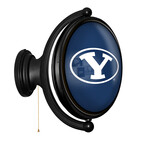 BYU Cougars: Original Oval Rotating Lighted Wall Sign