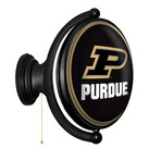 Purdue Boilermakers: Original Oval Rotating Lighted Wall Sign