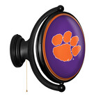 Clemson Tigers: Original Oval Rotating Lighted Wall Sign