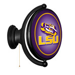 LSU Tigers: Original Oval Rotating Lighted Wall Sign