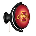 Iowa State Cyclones: Original Oval Rotating Lighted Wall Sign