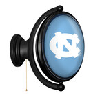 North Carolina Tar Heels: Original Oval Rotating Lighted Wall Sign