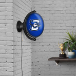 Creighton Bluejays: Original Oval Rotating Lighted Wall Sign