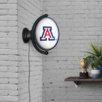 Arizona Wildcats: Original Oval Rotating Lighted Wall Sign