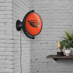 Oregon State Beavers: Original Oval Rotating Lighted Wall Sign