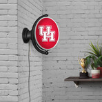 Houston Cougars: Original Oval Rotating Lighted Wall Sign