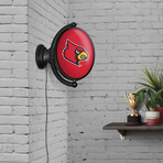 Louisville Cardinals: Original Oval Rotating Lighted Wall Sign