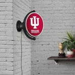 Indiana Hoosiers: Original Oval Rotating Lighted Wall Sign