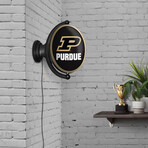 Purdue Boilermakers: Original Oval Rotating Lighted Wall Sign