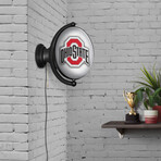 Ohio State Buckeyes: Original Oval Rotating Lighted Wall Sign