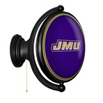 James Madison Dukes: Original Oval Rotating Lighted Wall Sign