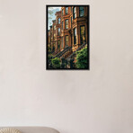 Park Slope Brownstones by Jon Bilous (26"H x 18"W x 1.5"D)