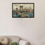 New York View by Silvia Vassileva (18"H x 26"W x 1.5"D)