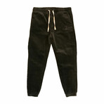 Saluda Corduroy Jogger // Forest (S)