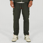 Wateree Ripstop Cargo Jogger // Olive (M)