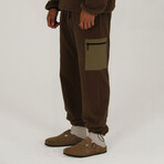 Slauson Relaxed Fit Polar Fleece Pant // Olive (M)