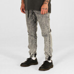 Vintage Denim Jogger 2.0 // Black Acid (L)