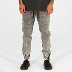 Vintage Denim Jogger 2.0 // Black Acid (XS)