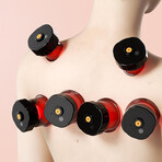 UBALANCE Smart Cupping Therapy Set - 8 Massage Cups // Black