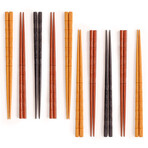 Bamboo Chopstick Set, 10 Pair