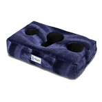 Cup Cozy Pillow // 3 Hole // Navy Blue