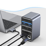 TobenONE 13-in-2 USB-C Docking Station Dual for MacBook Pro/Air