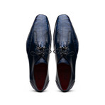 Anzio // Alligator + Calfskin Leather Oxfords Shoes // Blue Jeans (US: 10)