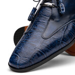 Anzio // Alligator + Calfskin Leather Oxfords Shoes // Blue Jeans (US: 9.5)