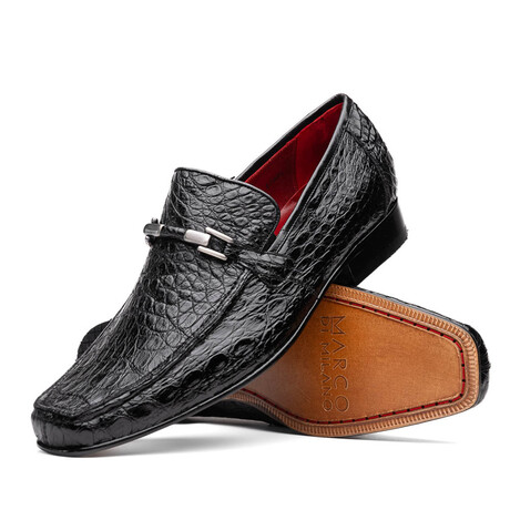 Fabro // Caiman Loafers // Black (US: 7)