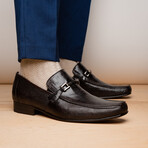 Fabro // Lizard Ring Loafers // Brown (US: 11.5)