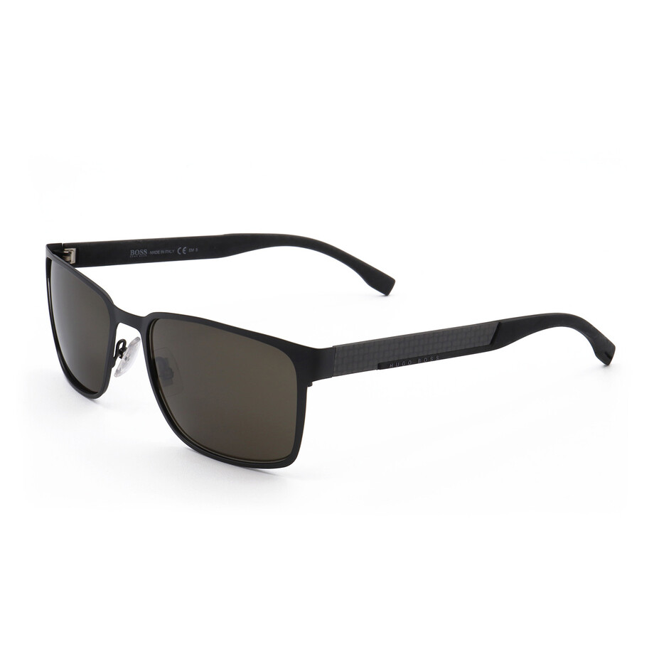 Hugo Boss Gray Plastic Sunglasses