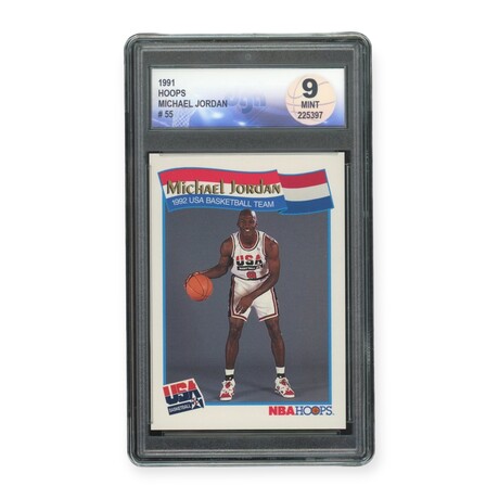Michael Jordan // 1991 Hoops // DGA 9 Mint