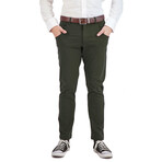 Casual 5-Pocket Stretch Pant // Olive (32WX30L)