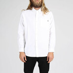 Long Sleeve Button Ups // White (M)