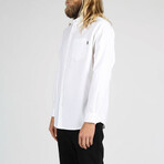 Long Sleeve Button Ups // White (XL)