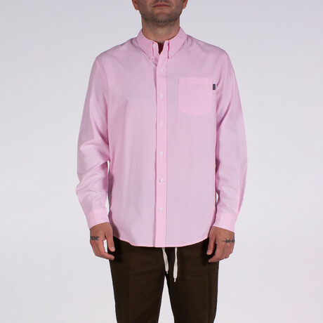 Long Sleeve Button Ups // Pink (S)